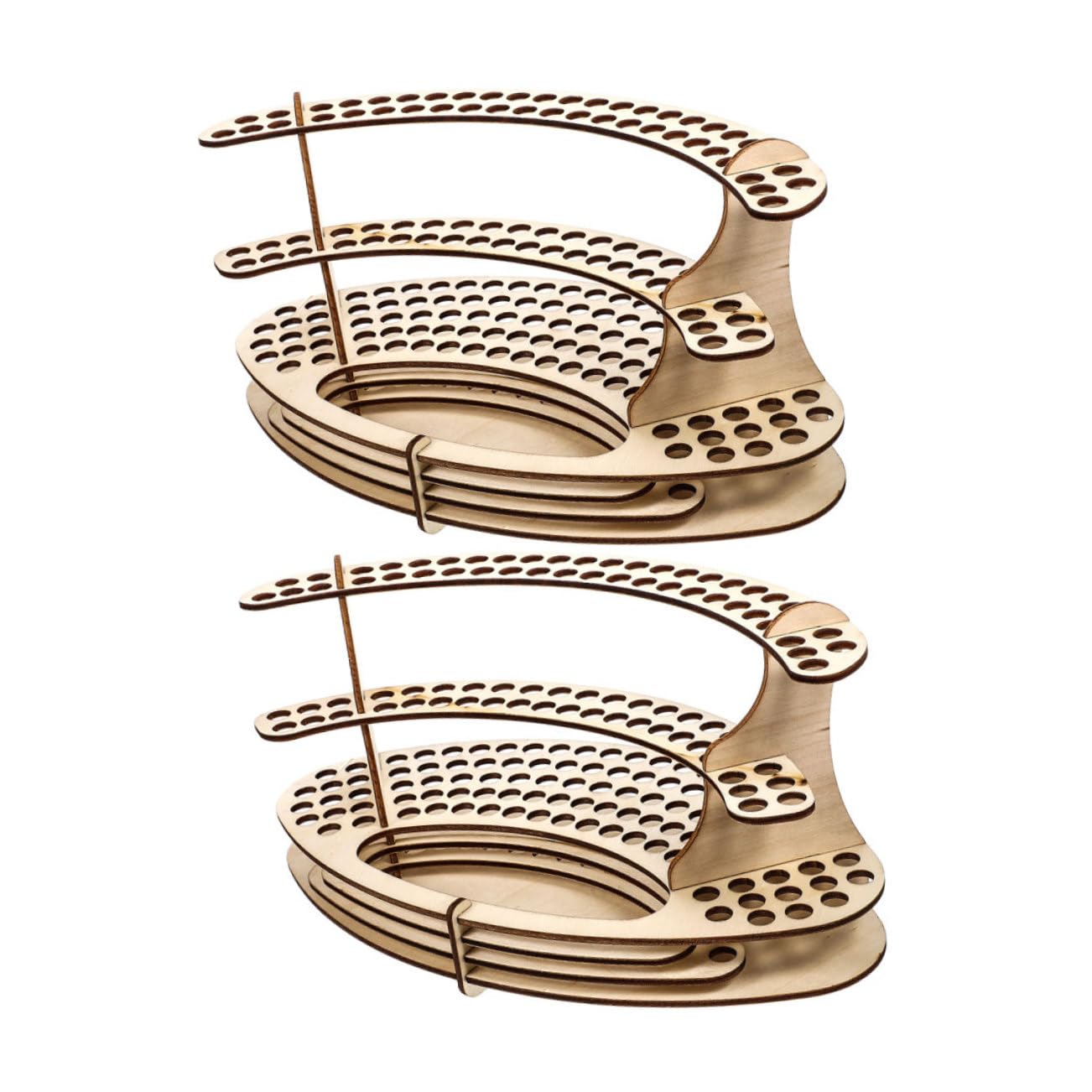HOMSFOU 4 Set Portapenne Per Scrivania Organizer Per Penne E Design Per Ufficio E Casa Stoccaggio Per Cancelleria 2 Pezzi*4