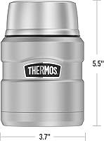 Vista 6 de Harry Potter Celestial Hogwarts Pattern THERMOS - Tarro de alimentos de acero inoxidable King con cuchara plegable, aislado al vacío y doble pared