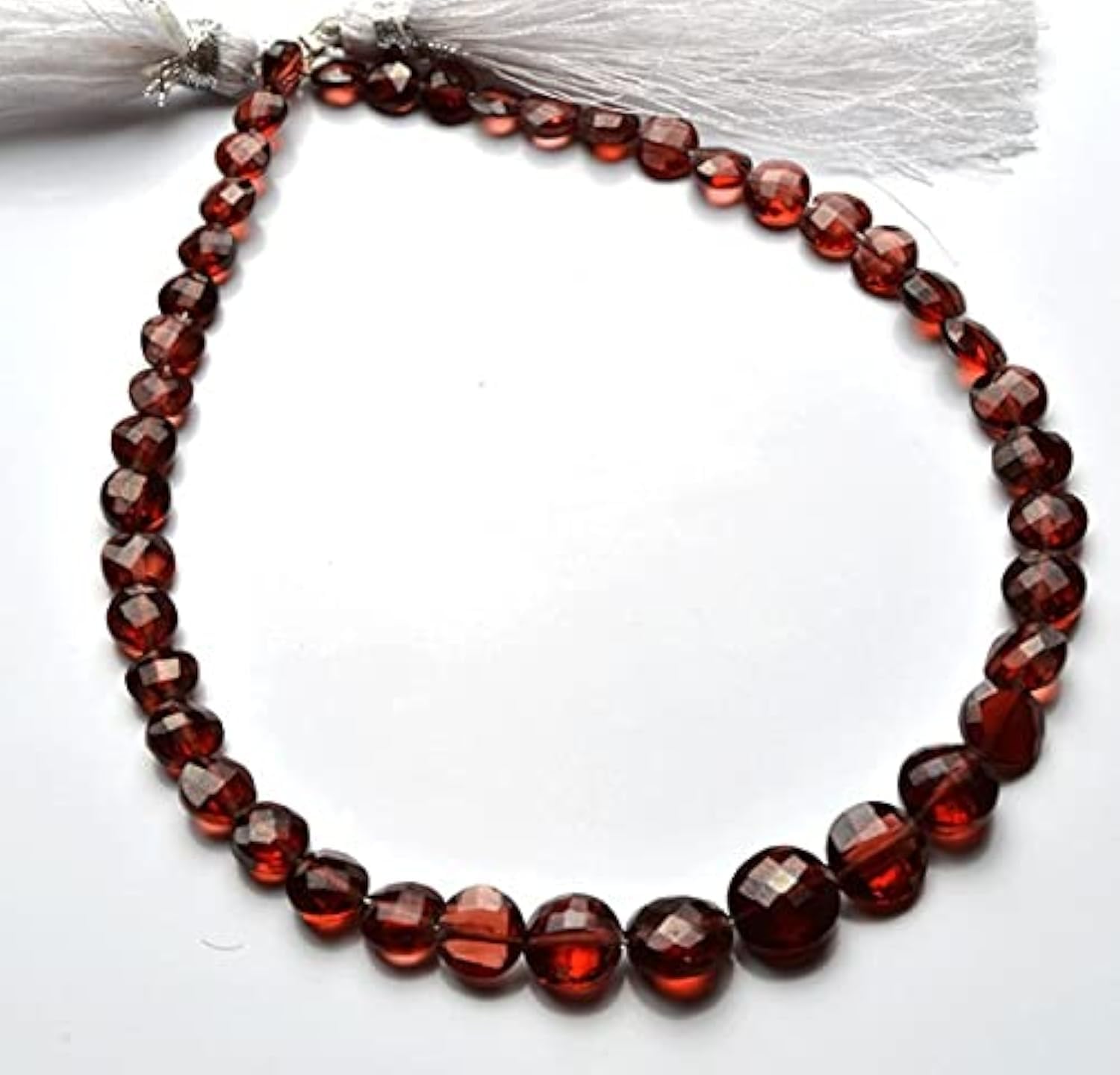 Grenat rhodolite perles naturelles pour un bijou d'anniversaire chargé d'amour