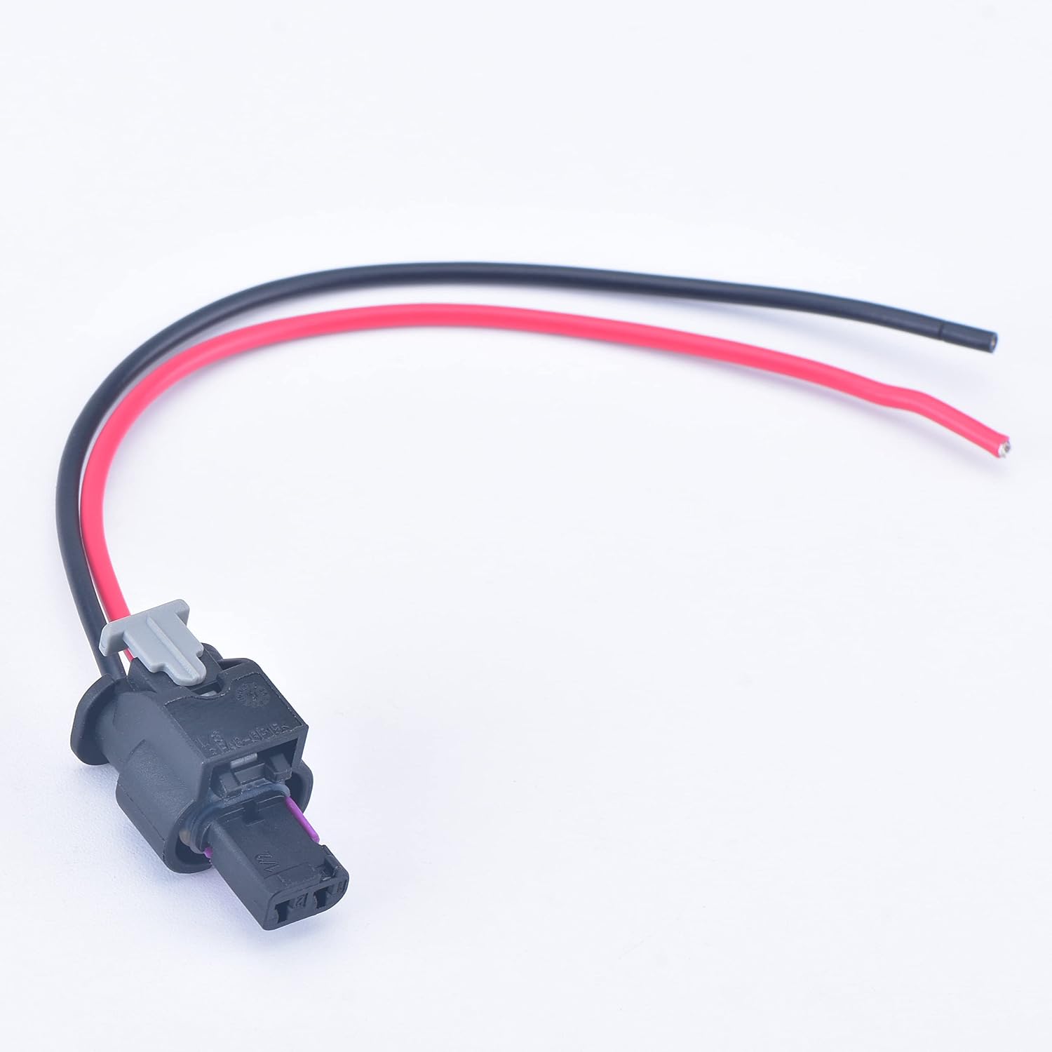 2 Pin auto Fuel Injector Connector Wires Waterproof Impact Sensor Plugs for VW Audi 1-1718643-1 4F0973702