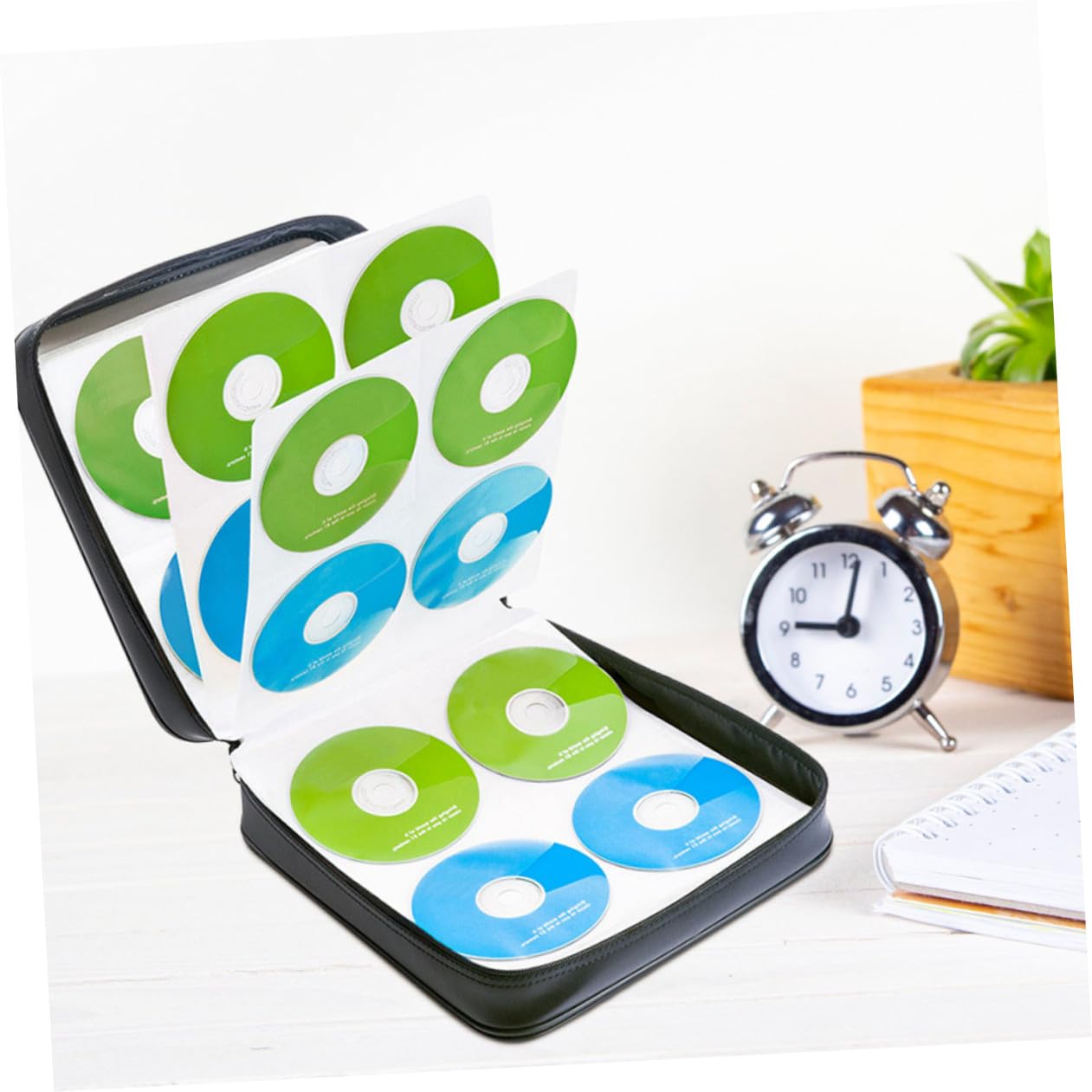 GALPADA Custodia per CD da 160 Posti in Pp Nero Organizer Dvd Portatile Grande Capacità e Protezione Anti-graffio per Viaggio e Casa