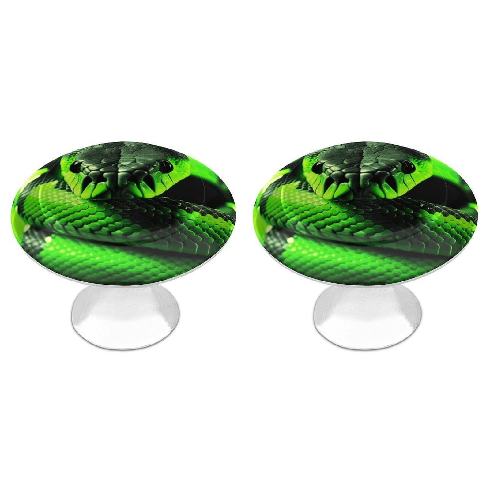 Btcowzrv Style 3D Snake 2 Pack Cabinet Knobs Drawer Pulls