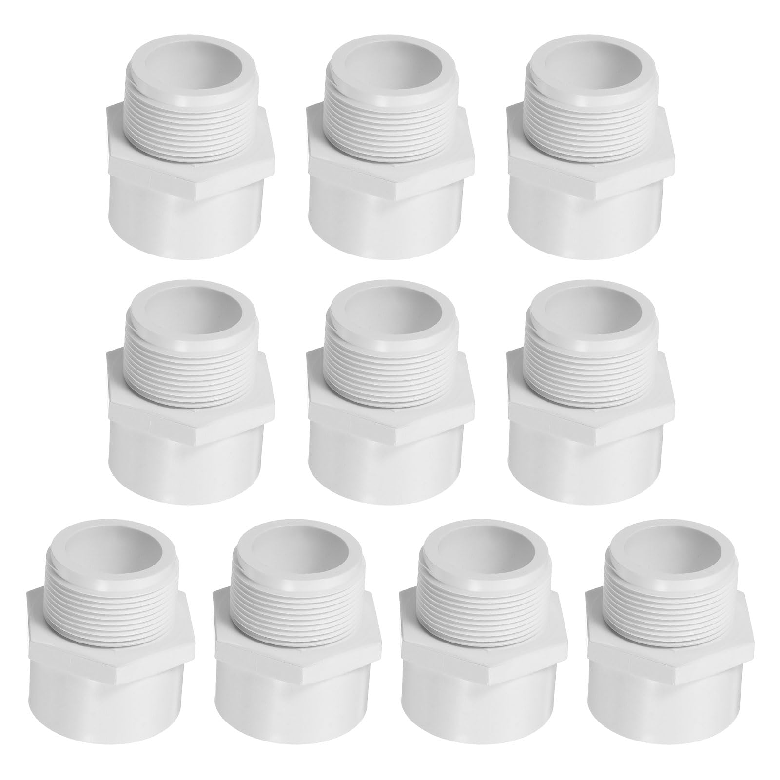 PATIKIL NPT1-1/2 PVC Male Adapter Pipe Fitting
