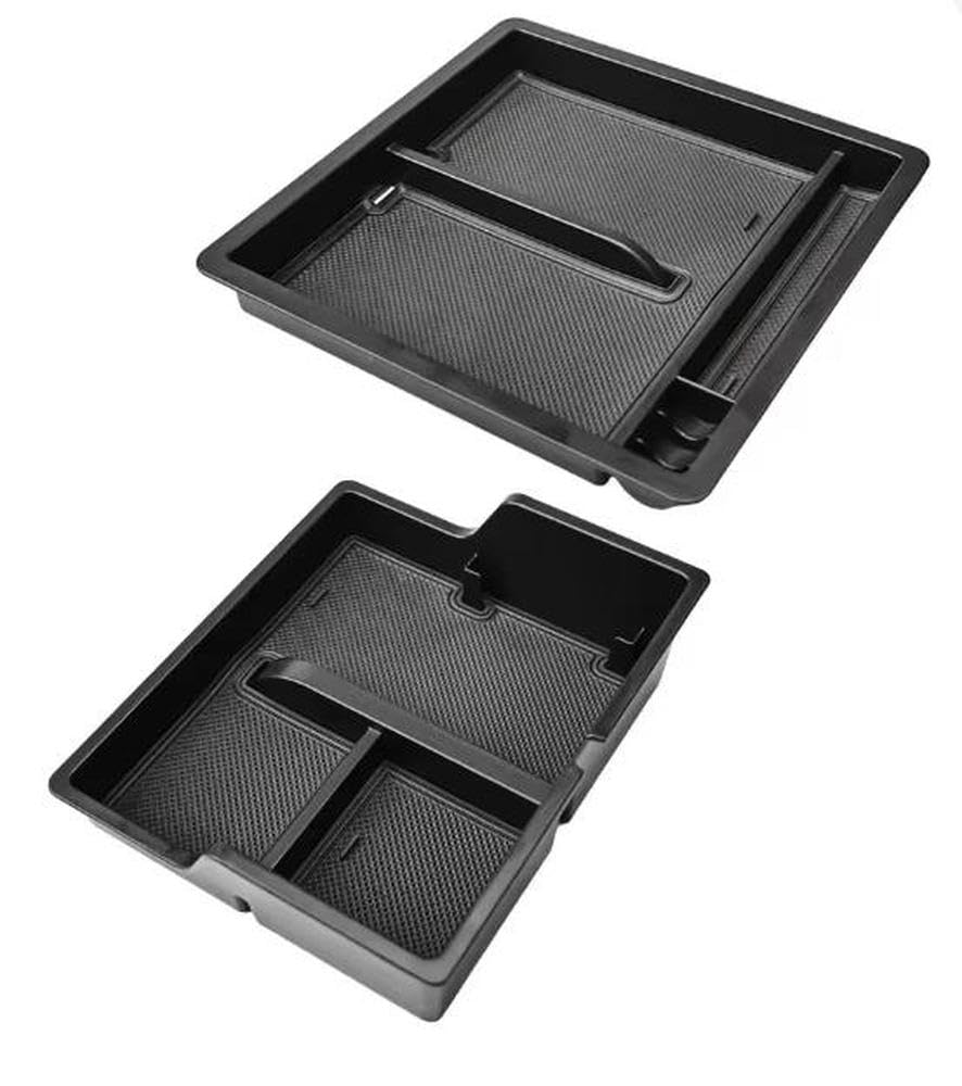 BERTDCX Front Center Console Organizer Compatible For Chevy Silverado EV 2024-2025 Car Parts