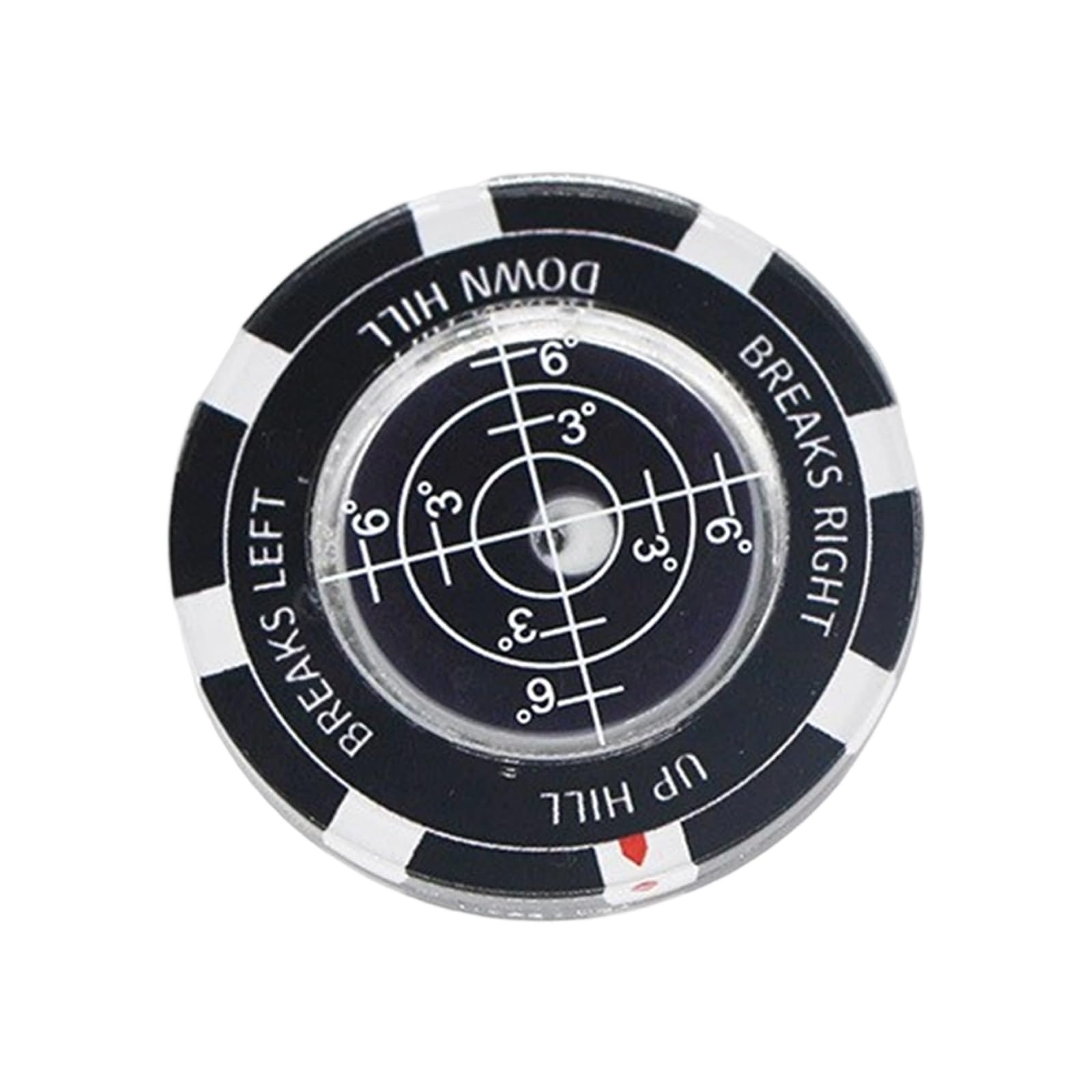 Buxuaaaa Accurate Golfs Ball Marker for Putting Skills Round Spirit Levels for Enhancing Accuracy Professional Golfs Gadget