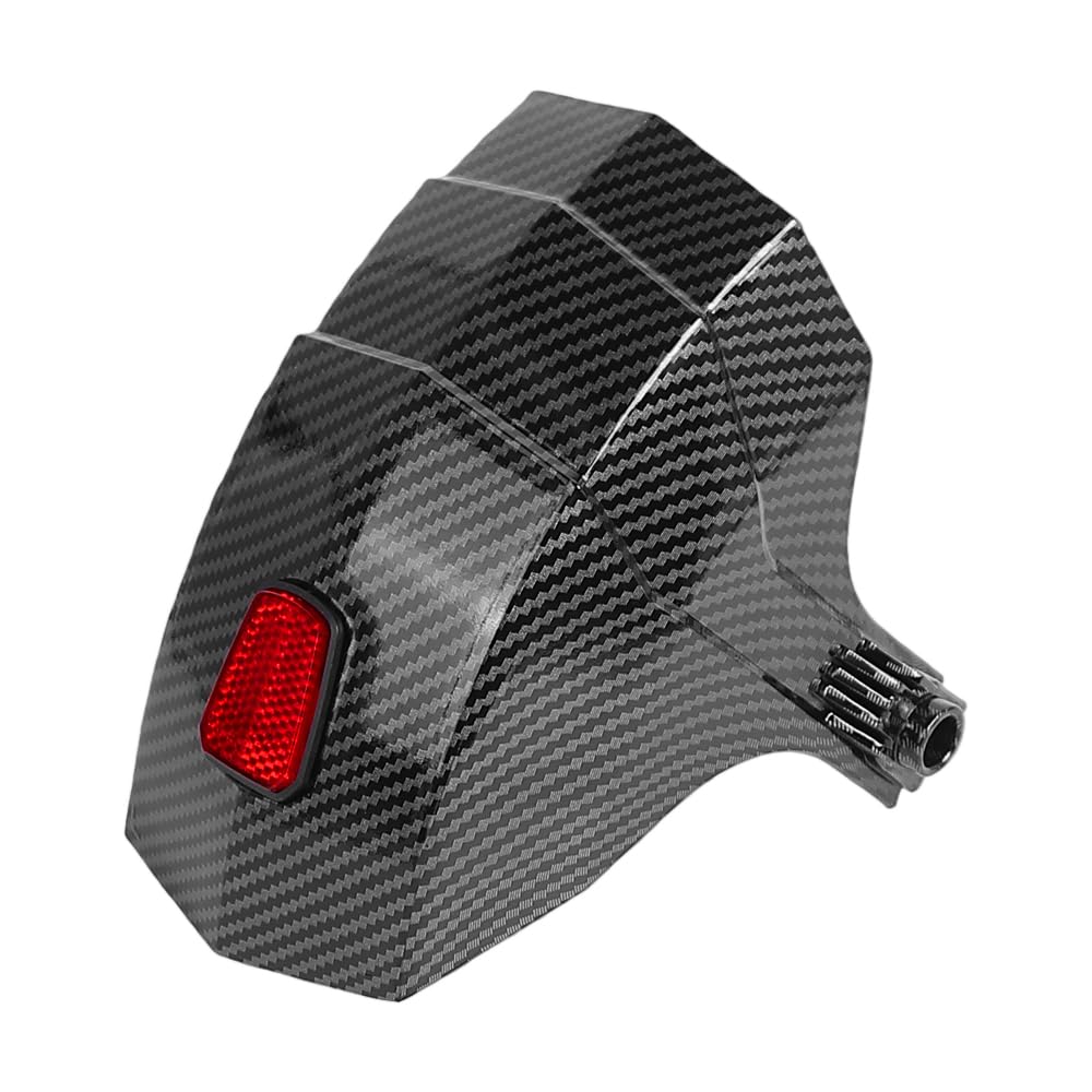 Guardabarros galvanizado con Cubierta para la luz Trasera para el Patinete eléctrico Kugoo Kukirin G3 G4: Guardabarros Trasero y Accesorios