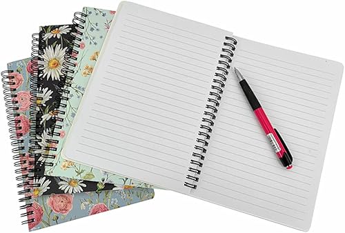 Miniatura 7 de ALIMITOPIA Cuaderno de espiral, cuaderno de bocetos a rayas, cuaderno de notas, planificador de notas, tamaño A5 (8.3 x 5.7) y 80 hojas (secreto del