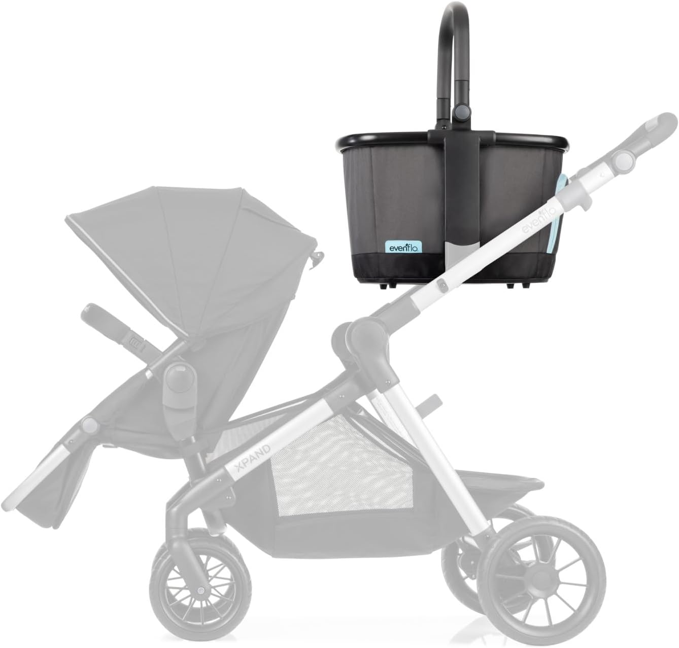 Evenflo Stroller Market Basket (Gray Sky)