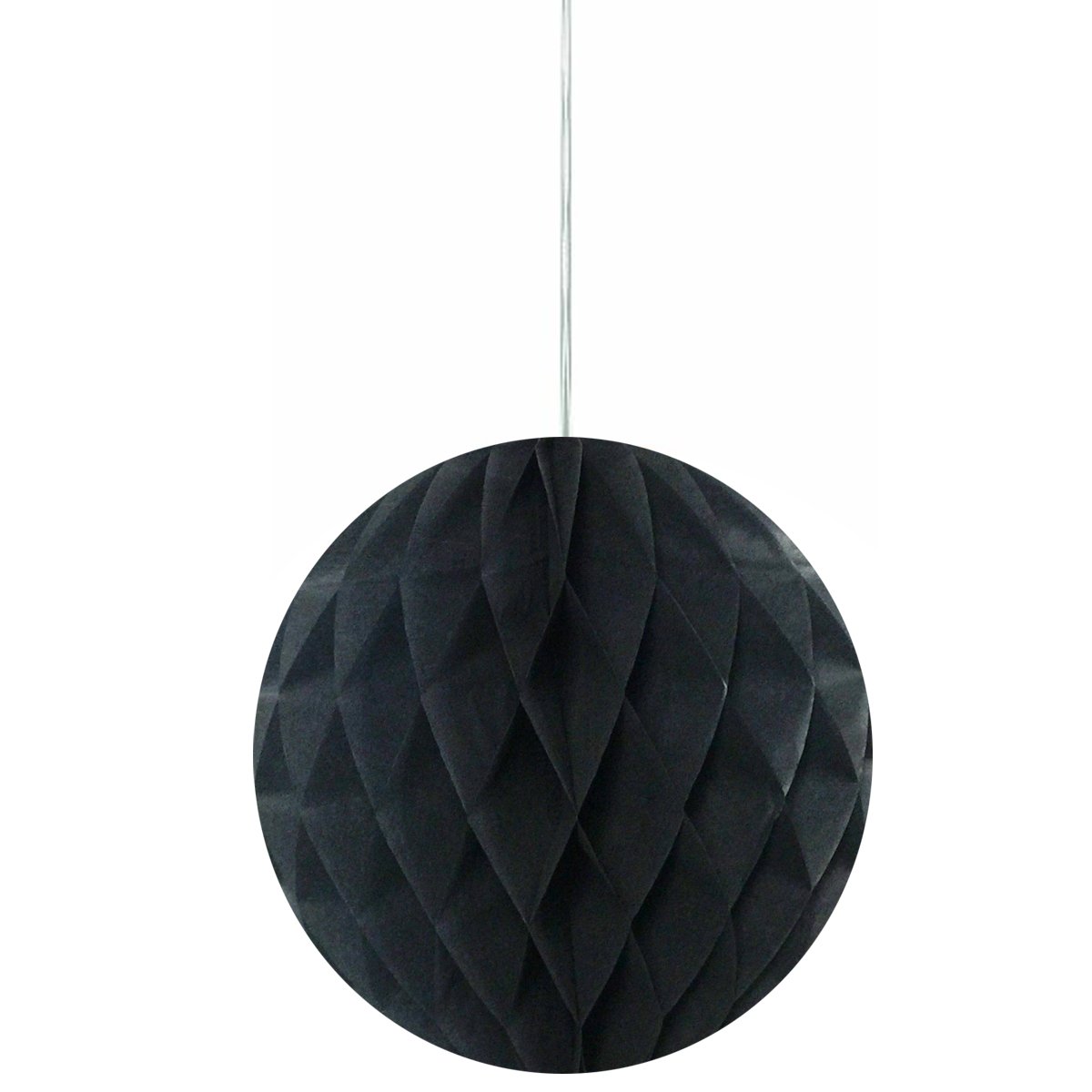 Wrapables Chusteczki o strukturze plastra miodu dekoracje imprezowe na wesela, przyjęcia urodzinowe, bociankowe i dekoracja przedszkola (zestaw 3), 30 cm, czarna