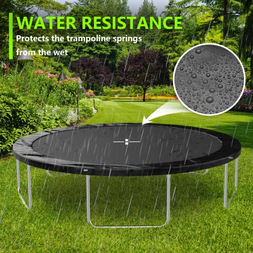 SKOK Trampoline Pad 14FT Trampoline Replacement Safety Pad Mat, No Holes for Pole, Waterproof Trampoline Accessories Spring Cover