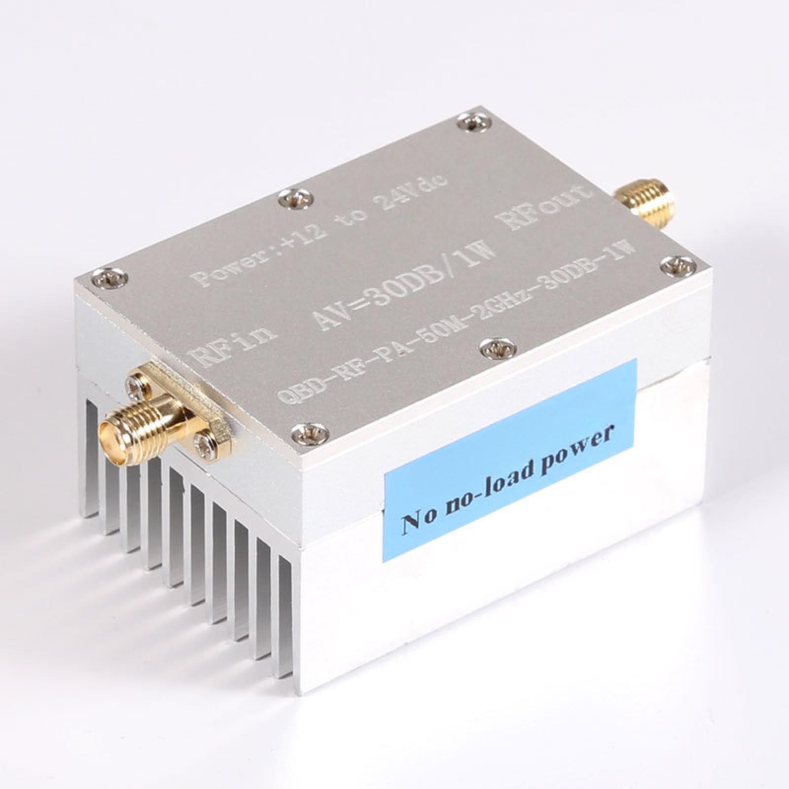 Amplificador RF lineal de banda ancha sintetizado de potencia 50M-2GHZ 1W Amplificador de señal pequeña PA de banda ancha