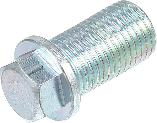 Miniatura 6 de X AUTOHAUX Tornillo de tapón de drenaje de aceite de motor de acero M14x1.5 con anillo de sellado para Mercedes-Benz para Dodge Caravan para Jeep