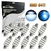 Partsam 42mm Festoon LED Light Bulbs Error Free LED Interior Lights Dome Lights Bulbs 211-2 578 569 Festoon LED Bulb - Ice Blue (10Pcs)