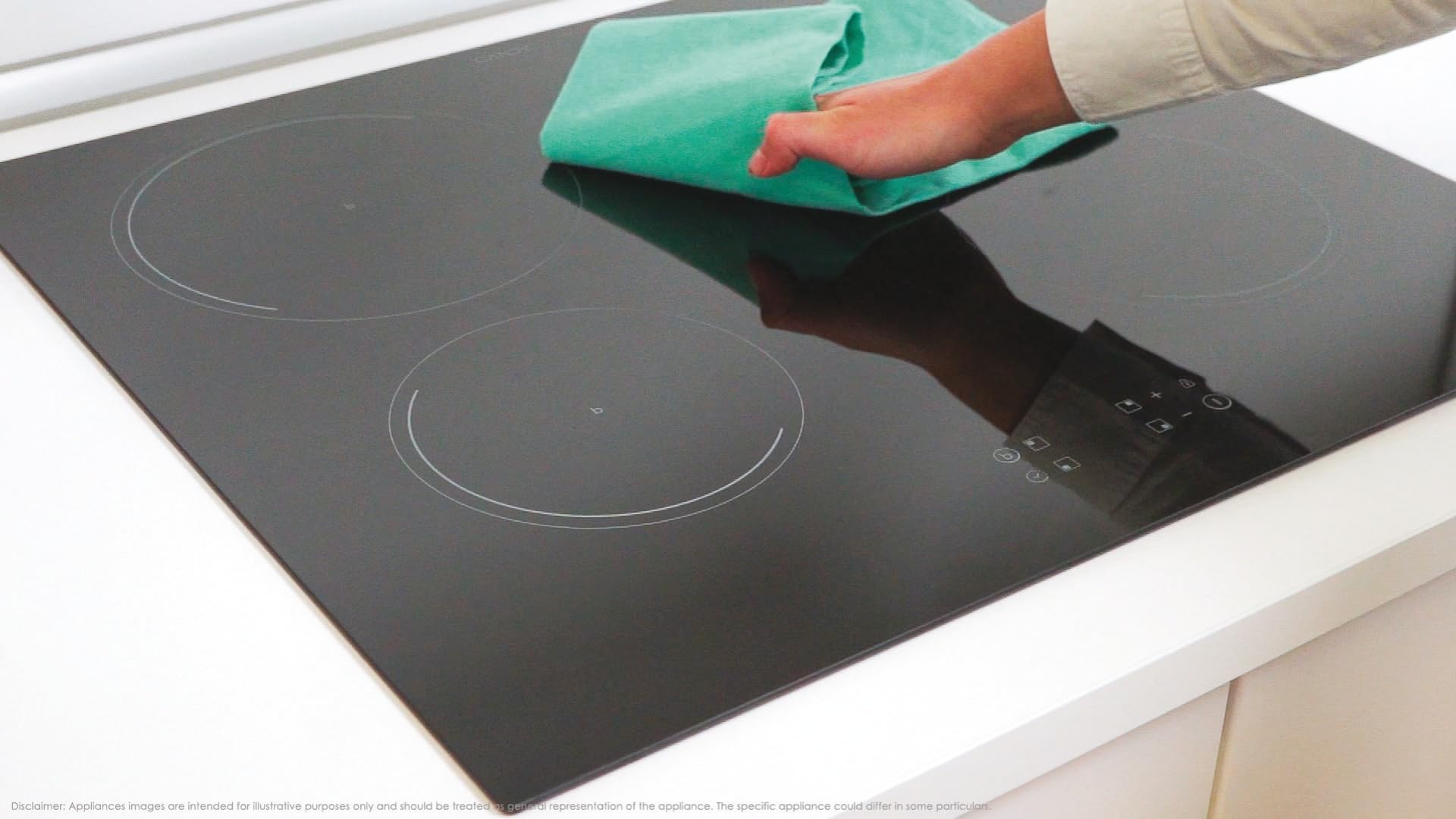 Candy Idea Piano Cottura a Induzione 4 Fuochi in Vetroceramica, Cottura Rapida con Funzione Booster, Power Management per Ottimizzare i Consumi, Blocco di Sicurezza, 59 x 52 x 6 cm, Nero - CITT642C/E1