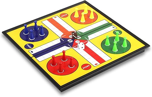 Andux Juego de mesa portátil de ajedrez magnético plegable Ludo CXYXQ-03 2509 Andux Juego de mesa portátil de ajedrez magnético plegable Ludo CXYXQ-03 2509