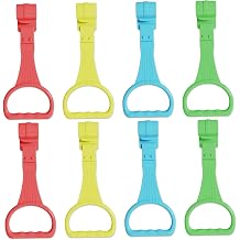 8Pcs Baby Pull Up Rings, 4 Colors Playpen Pull Up Rings, Hanging Plastic Walking Assistant Crib Accessories for Infant Baby Toddler Practice Tool Playpen Bar