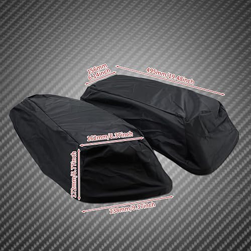 Miniatura 6 de Fundas para tapa de alforja de motocicleta, bolsa impermeable para Harley Touring Street Glide Road King Road Glide Electra Glide Ultra 2014-2023