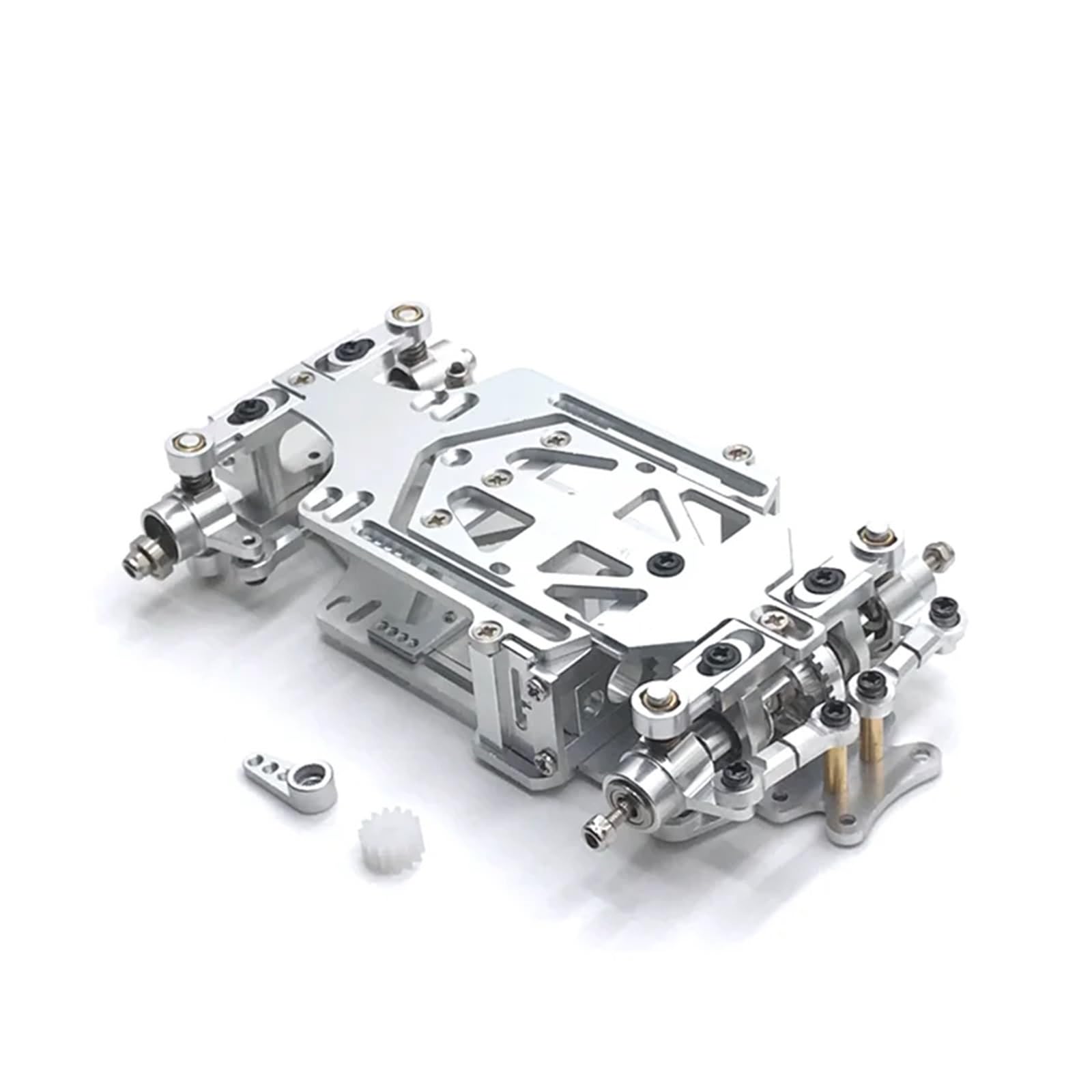 Per Ruichen Technology Rc01 1/28 Rc Auto Parti Aggiornamento Metallo Trazione Posteriore Corse Drift Telaio Decorativo Ricambio Ricambi Modellini RC