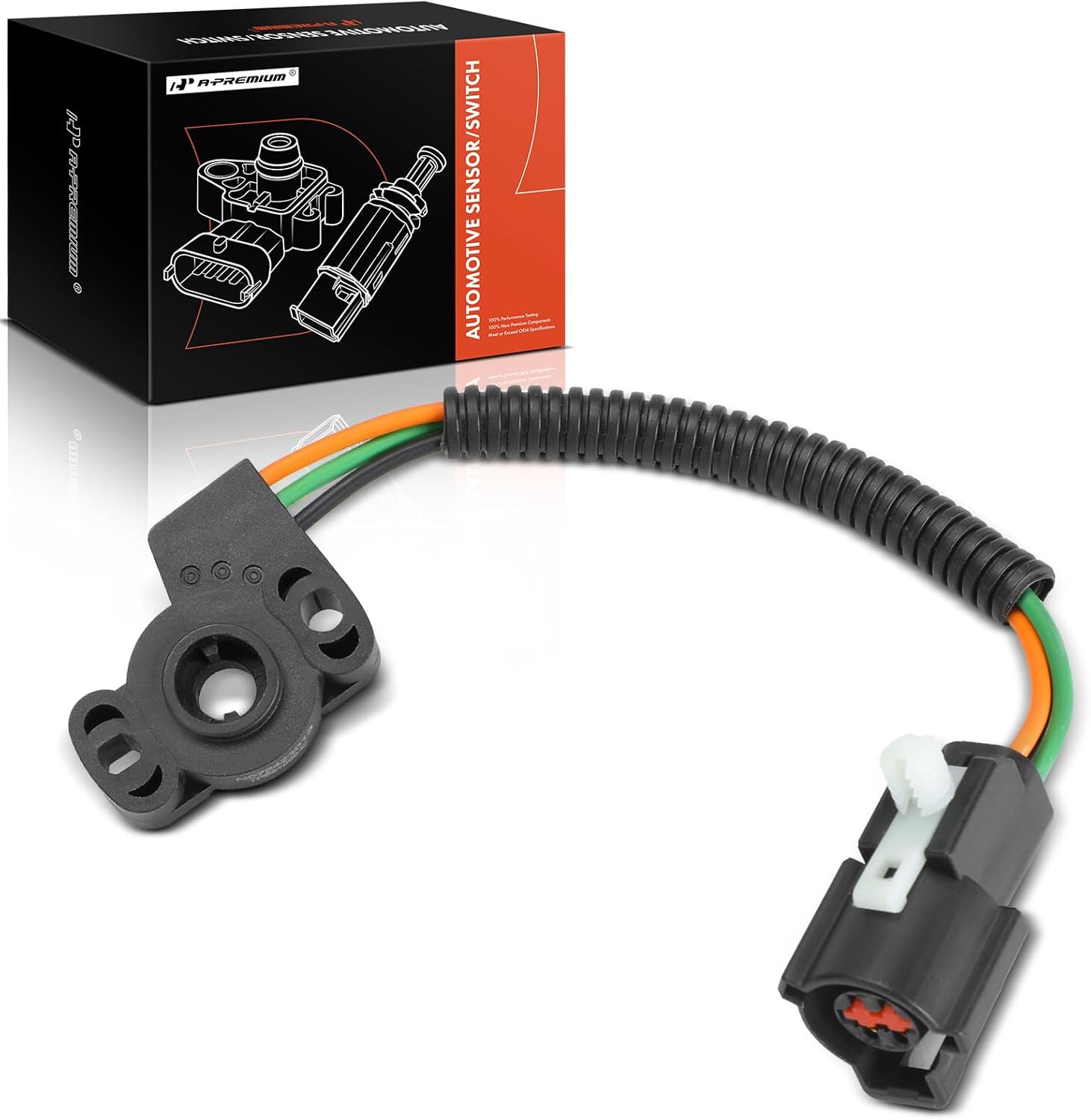 A-Premium TPS Throttle Position Sensor Compatible with Ford F-150, F-250, F-250 HD, F-350, Explorer, E-150 Econoline, E-150 Econoline Club Wagon, E-250 Econoline, E-350 Econoline & Mercury Mountaineer