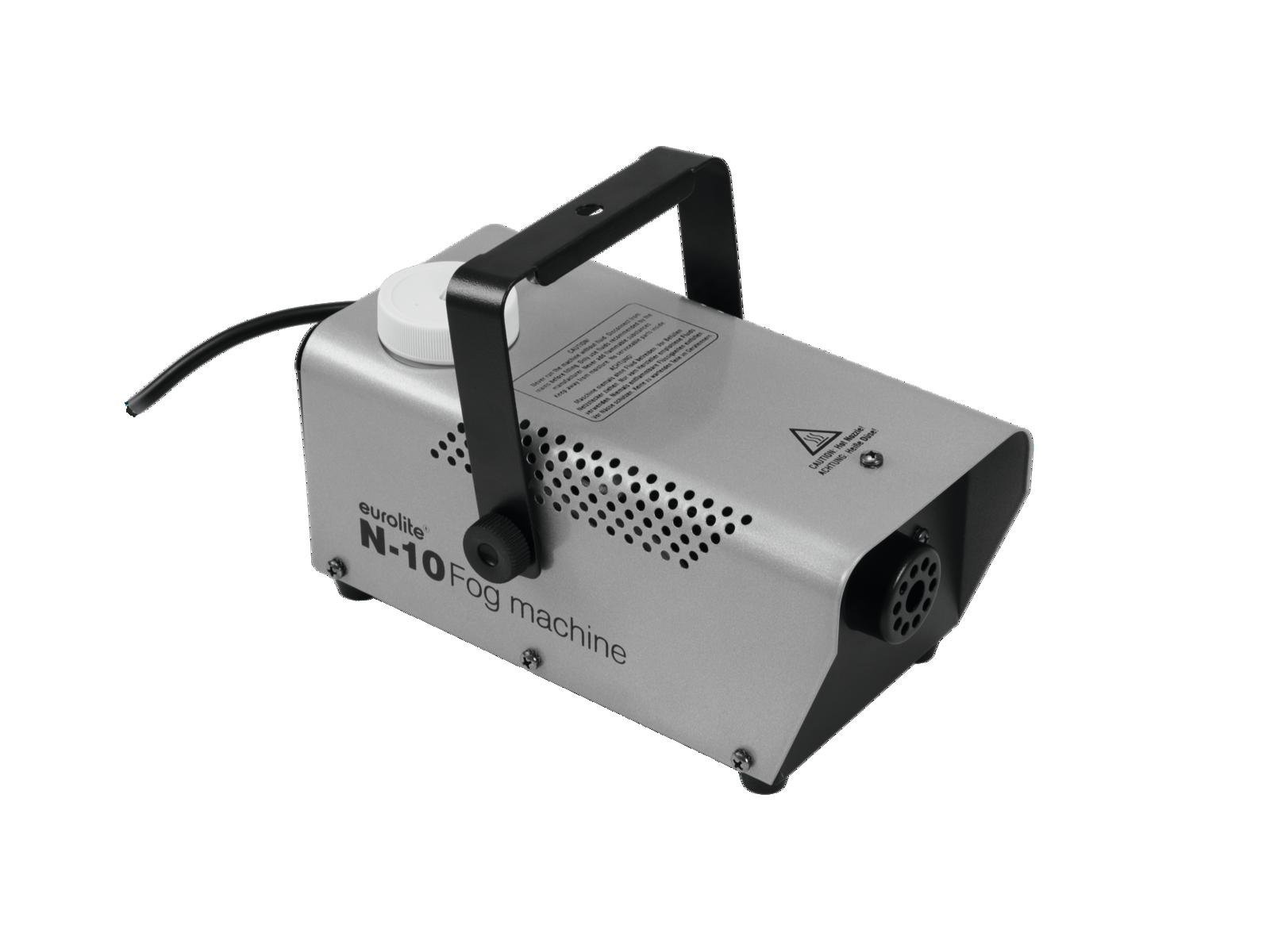 Macchina del Fumo Eurolite N-10 400W con Telecomando Cablato, Fog Machine Compatta per DJ, Feste e Piccoli Eventi, Serbatoio 0,3L, Riscaldamento Rapido