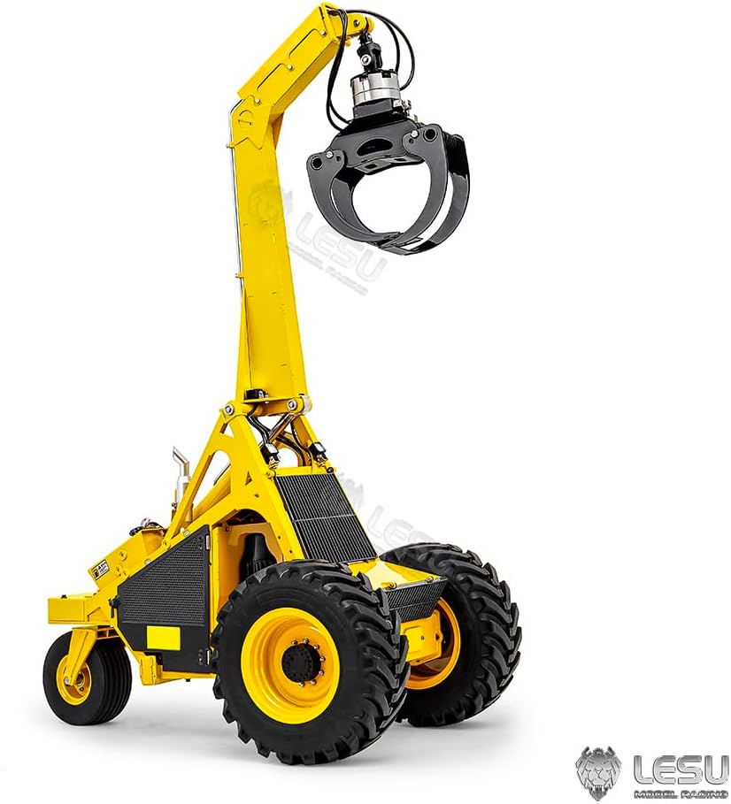 TOUCAN RC HOBBY 1/14 LESU AOUE 225A RC Hydraulic Log Loader Remote Control Sugarcane Loader Grabber 4CH Valve Wheeled RTR Model Battery Radio