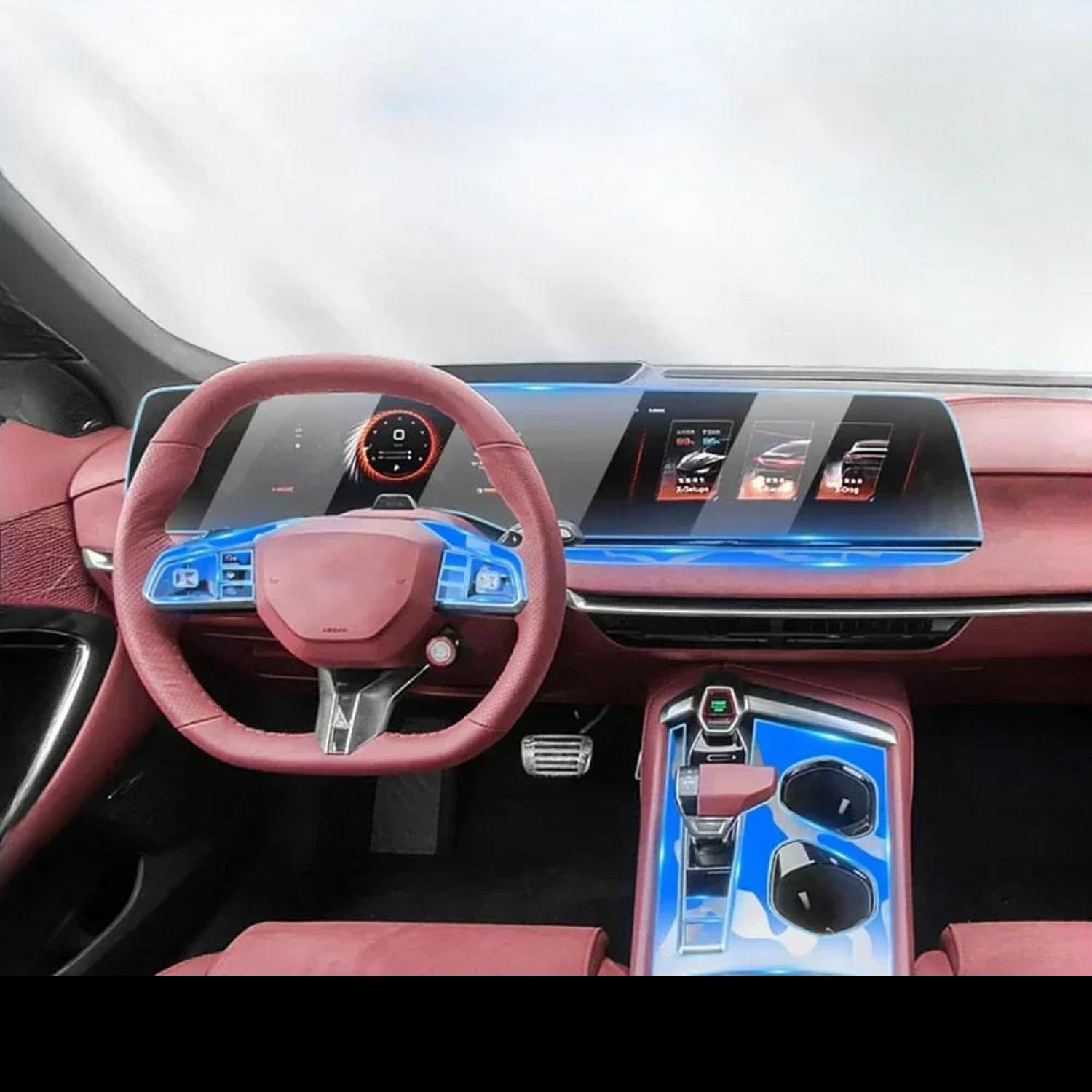 Film protection console MG 7 navigation TPU decoupe precision - 6