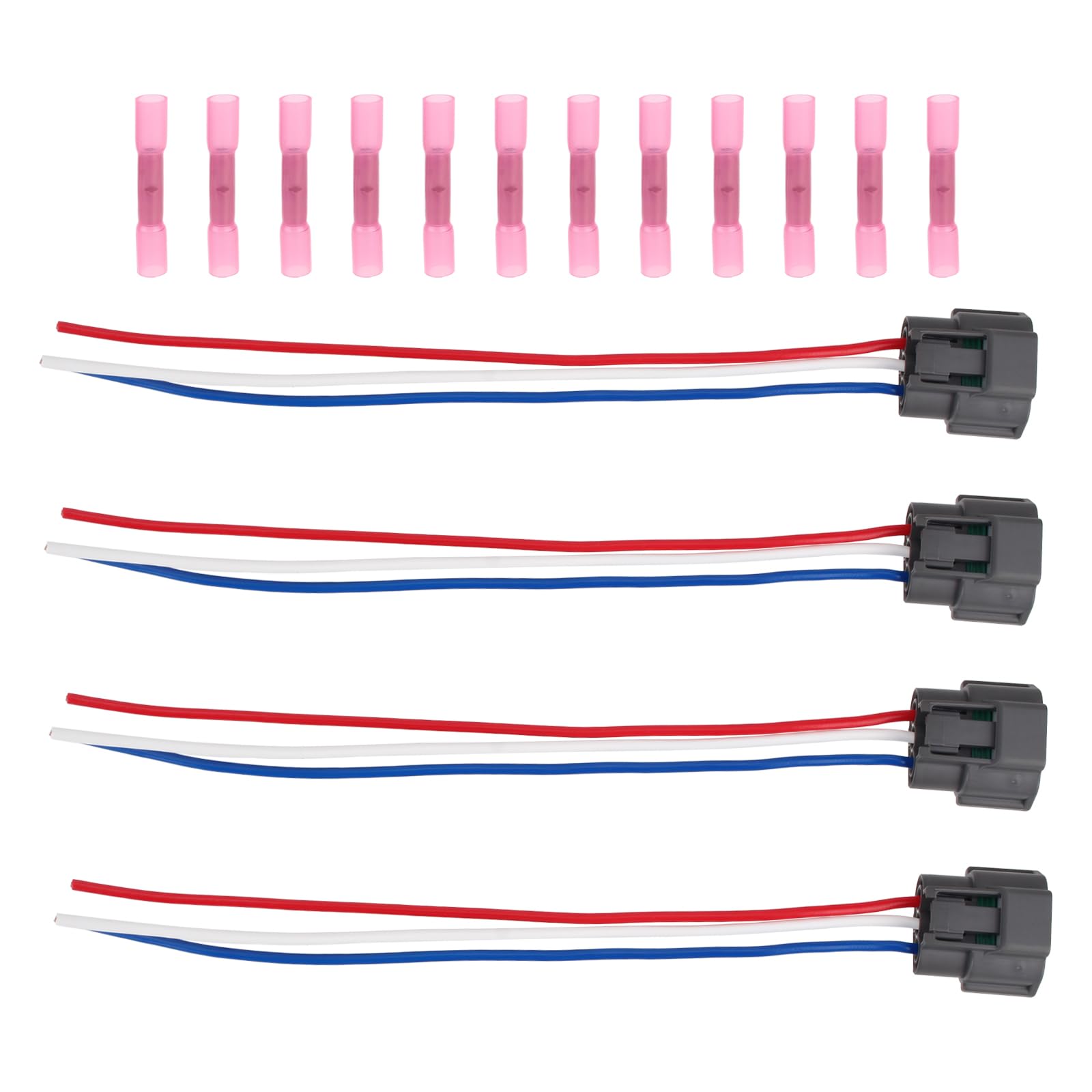 AUTOKAYPack of 4 Ignition Coil Connector Repair Harness Plug Wiring Pigtail Fits for Nissan 350Z 370Z Altima Armada Maxima