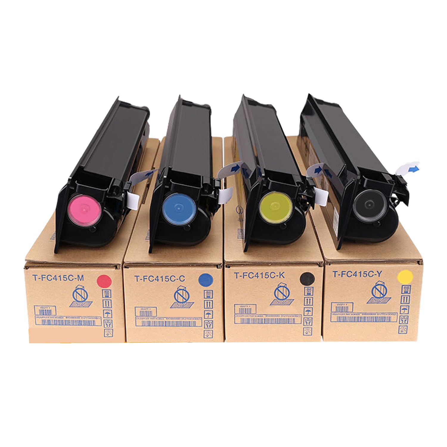 ZHINGUAN T-FC415U TFC415U TF-C415U Toner Cartridge for T-FC415U-K T-FC415U-C T-FC415U-M T-FC415U-Y High Yield Toner Cartridge Works for E-Studio