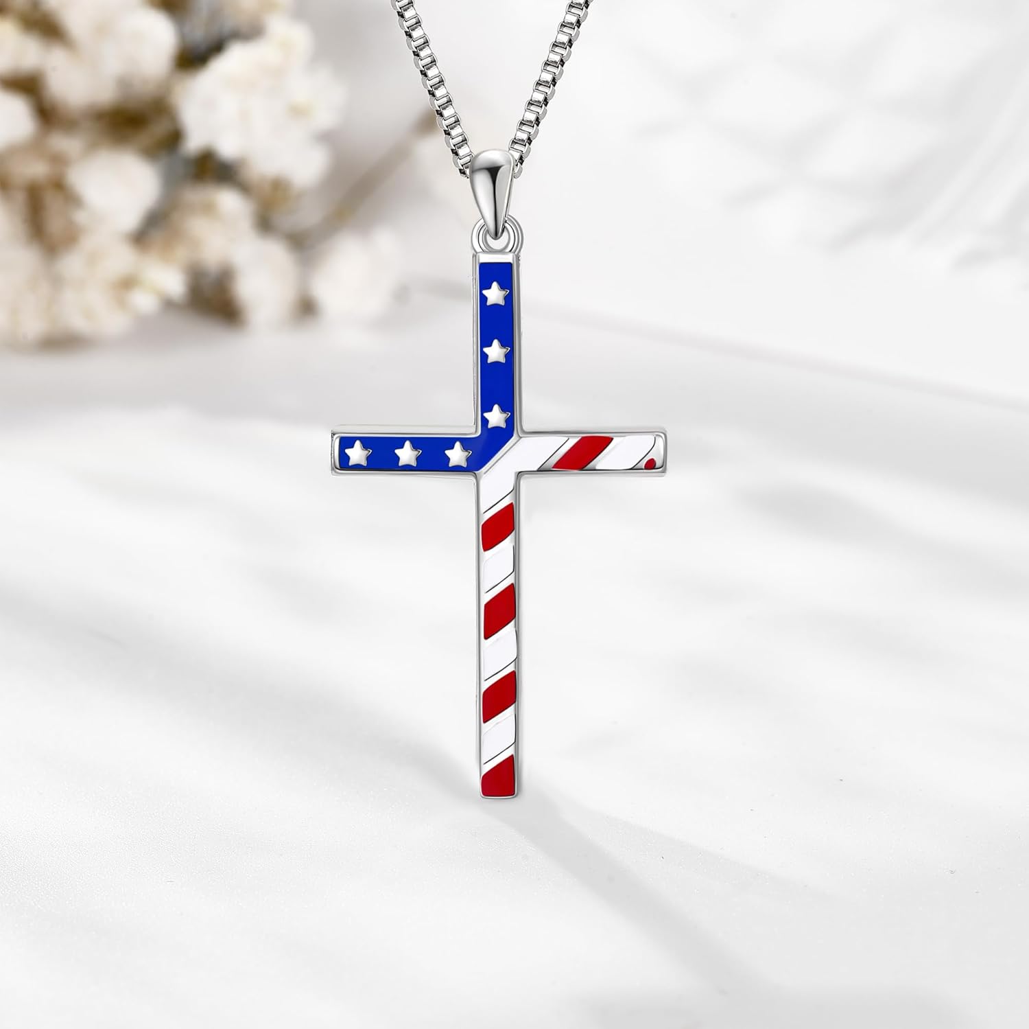 POPLYKE Cross Necklace 925 Sterling Silver Philippians 4:13 I Can Do All The Things Inspirational Necklace Gifts for Women Men 20+2'' - Image 6