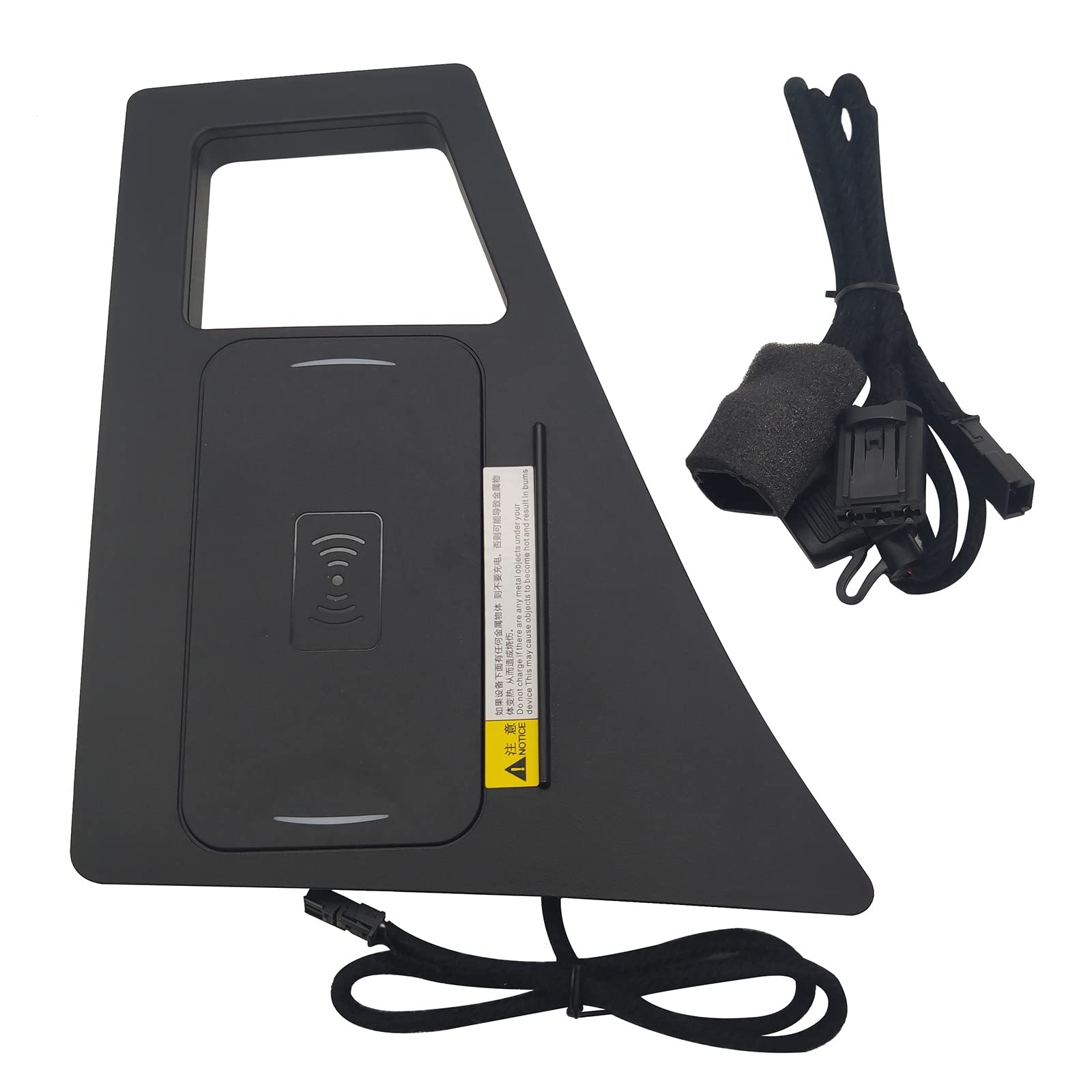 Wireless Charger for Audi Q7 2016-2019, Center Console Fast Phone Charging for iPhone Android Smartphones