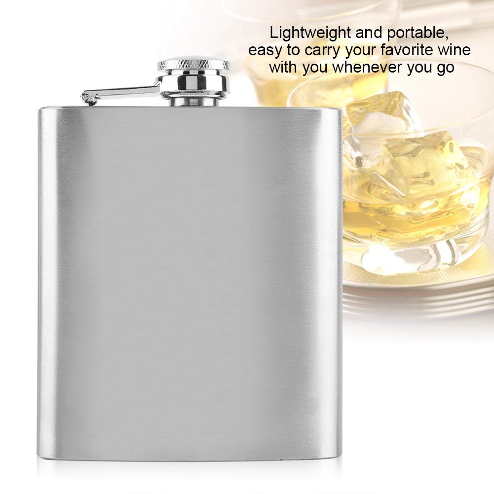 Heupfles bedrukken HipFlask lekvrij RVS 200 ml
