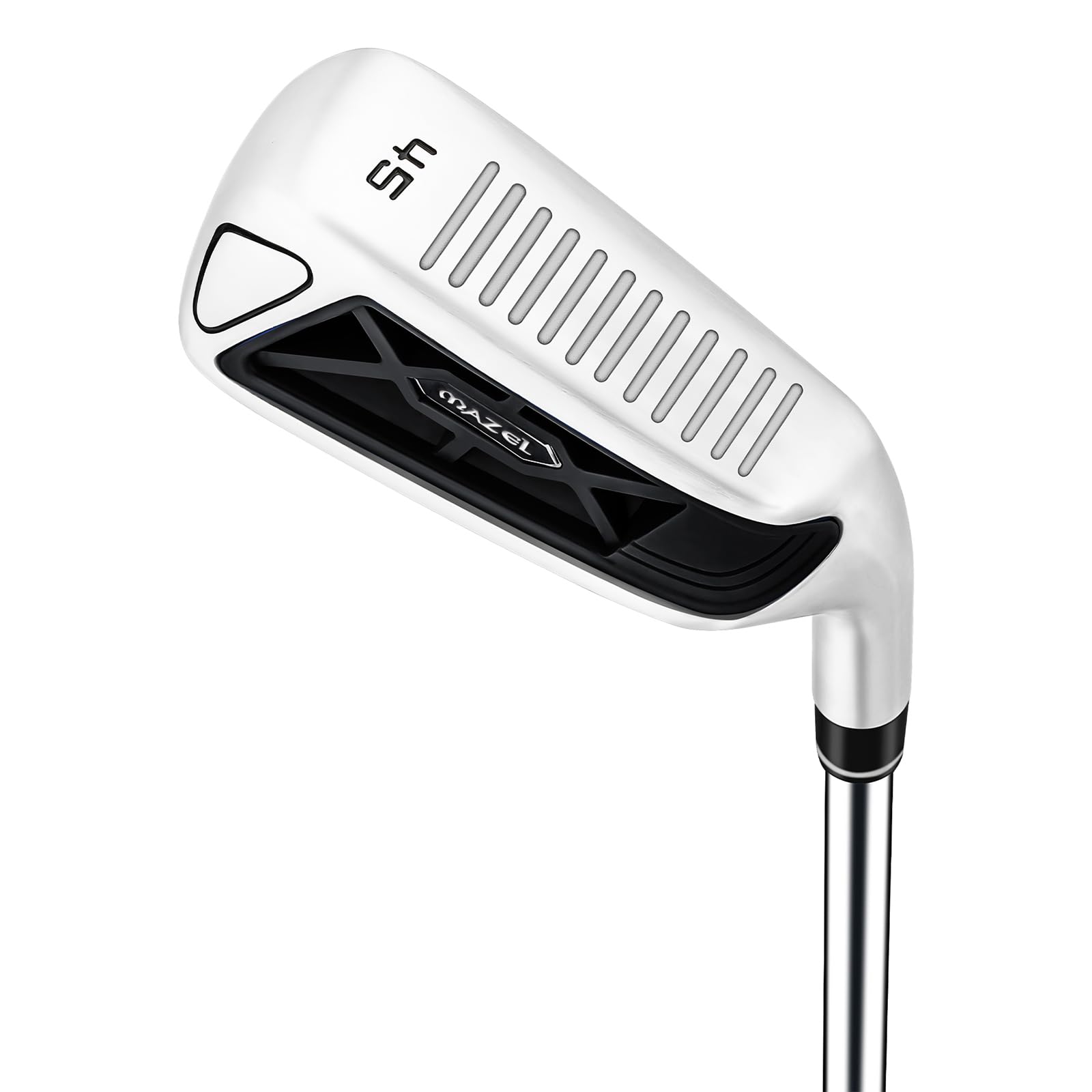 MAZEL Golf Chipper Club 45/55 Degree 35 Inch Right Handed, Upgraded Chipper Wedge for Men Around the Green, Headcover Included (Black, Stainless Steel, Regular, 45, Degrees, Right)