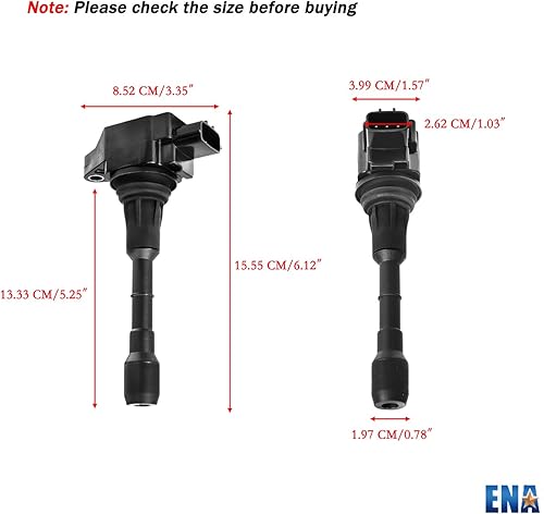 Miniatura 5 de ENA Juego de 6 bobinas de encendido compatibles con Infiniti Nissan 350Z Altima Maxima Murano Pathfinder Quest EX35 FX35 G25 G35 JX35 M35 M35h Q50