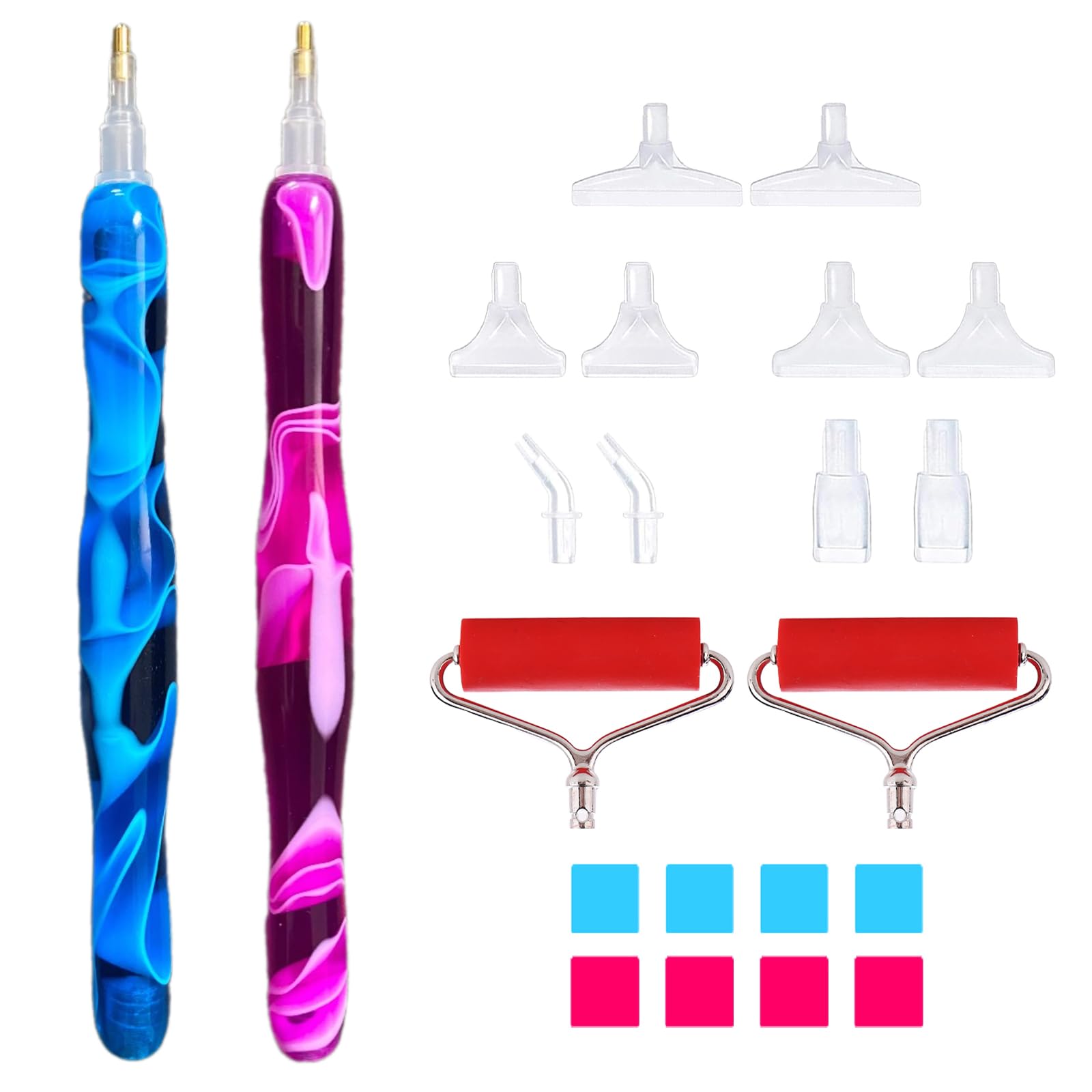 Penna Per Diamond Painting In Resina - Kit Con 6 Punte, Per Pittura Con Diamanti 5D