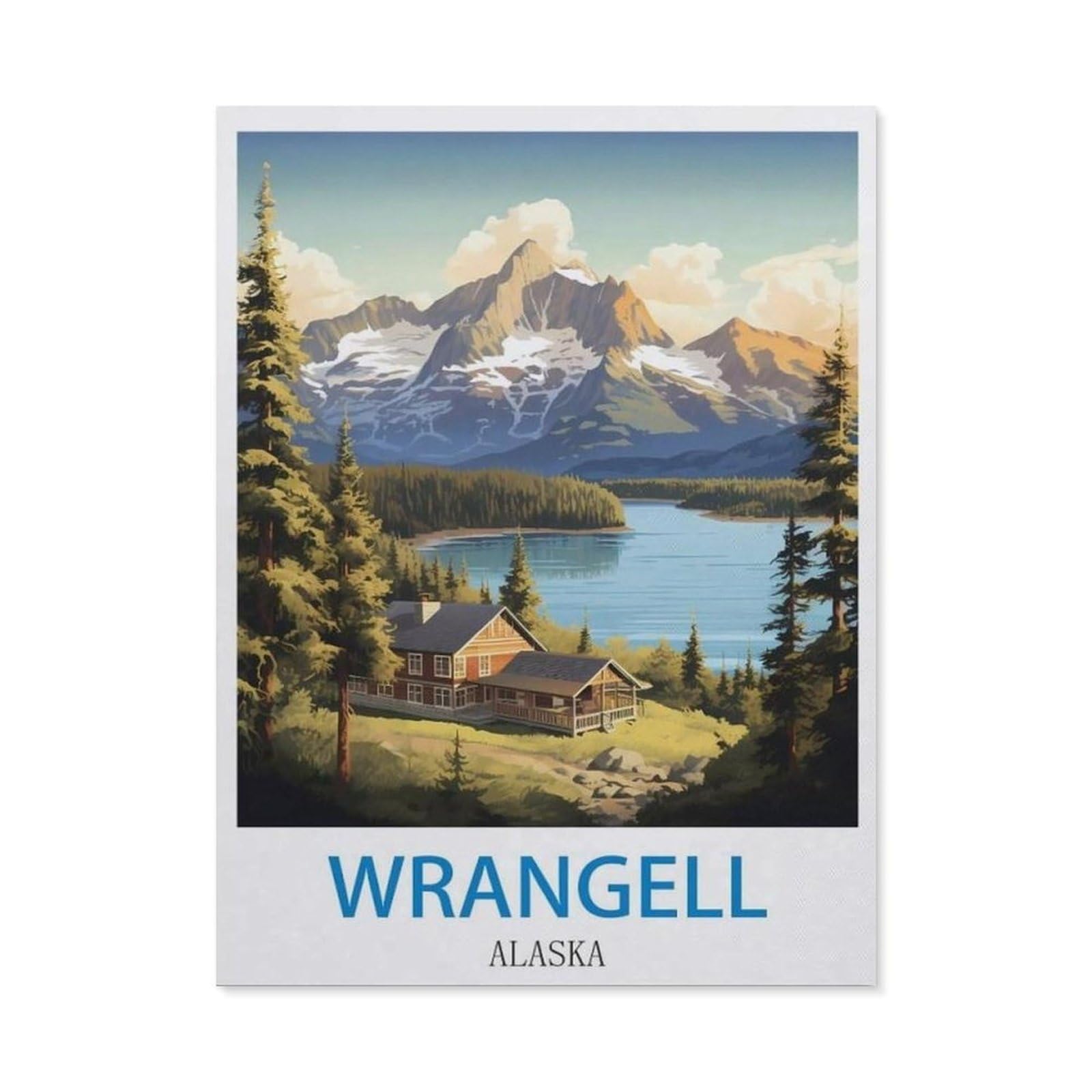 BEAYODKP DIY 5D Diamond Painting，Wrangell Alaska（30x40cm）