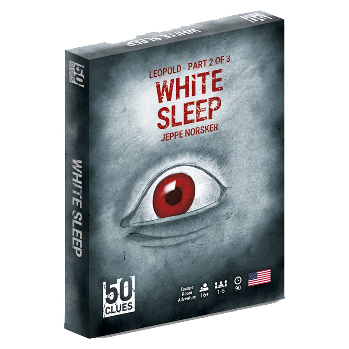 50 Clues | 50 Clues - Part 2: White Sleep | Puzzle Escape Game | Ages 16+ | 1-5 Players | 90 Minutes Playing Time