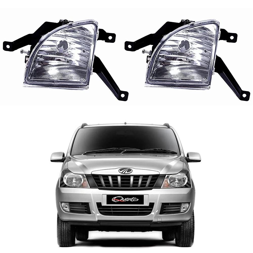 Auto Pearl Car Fog Lamp Lights Compatible with- Quanto (Without Plastic Sash Cover) (Set of 2)-image-28