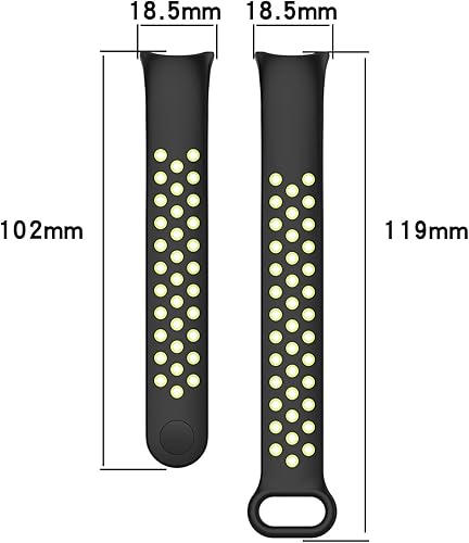 Miniatura 6 de Disscool Muñequeras de repuesto compatibles con Xiaomi Band 8 Mi Band 8, correa de muñeca ajustable de silicona suave de 0.728 in con liberación