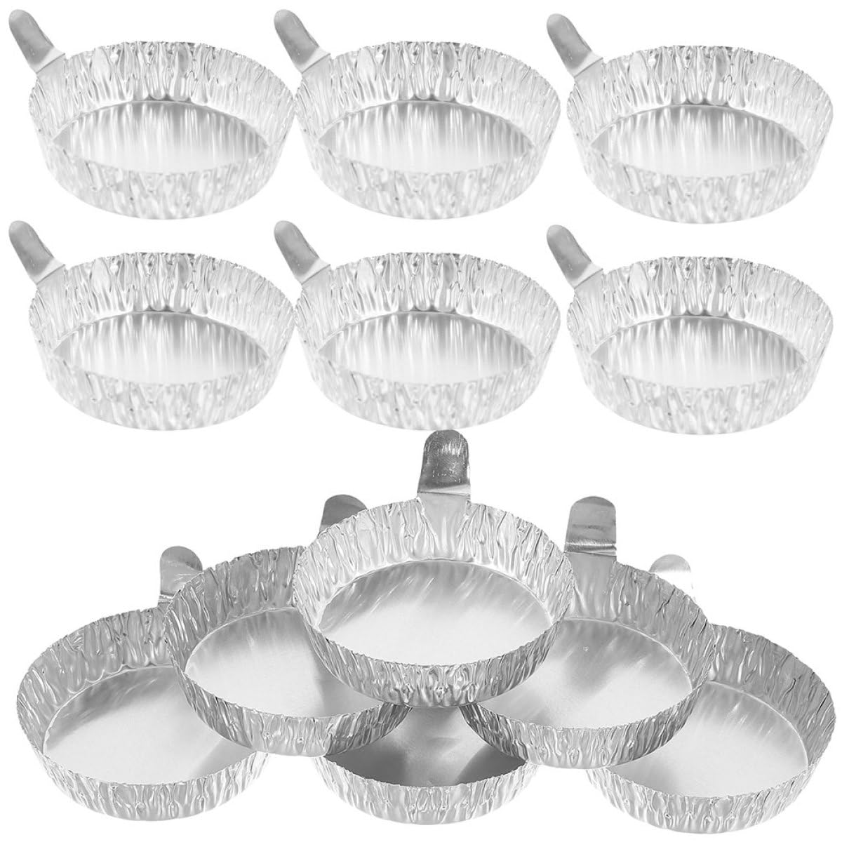 Bandeja de Pesaje 200 Piezas de Papel de Aluminio para Laboratorio
