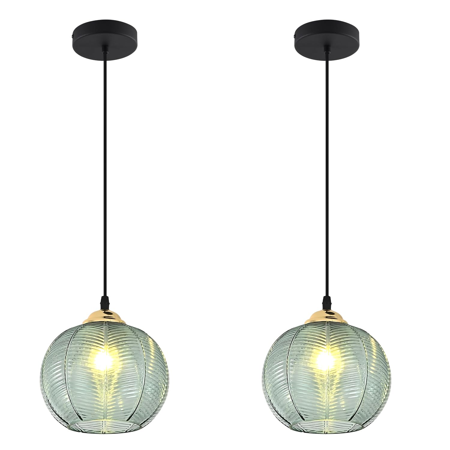 Curated visual reference: Textured Globe Pendant Lighting Fixtures Reference: Snapklik Com Lighting Green Ribbed Glass Pendant Light Modern Large
