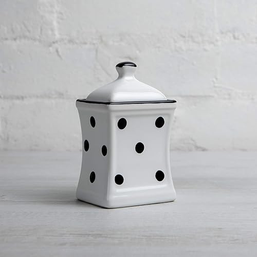 Miniatura 5 de City to Cottage Hierba de cocina de cerámica pequeña hecha a mano de 5.3 oz5.1 fl oz, especias, tarro de almacenamiento con tapa, recipiente de