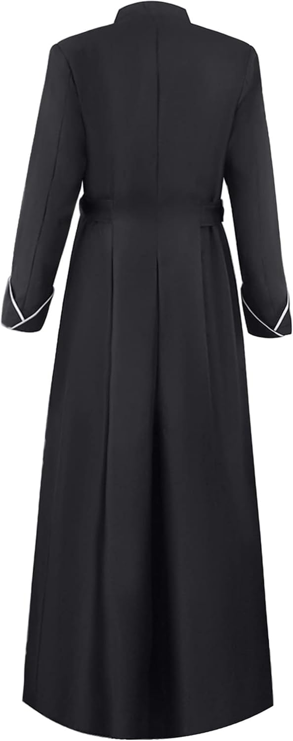 Women Clergy Robe Church Cassock Minister Gown Choir Pastor Costume Outfit Pulpit Service Vestment Dress - Image 5