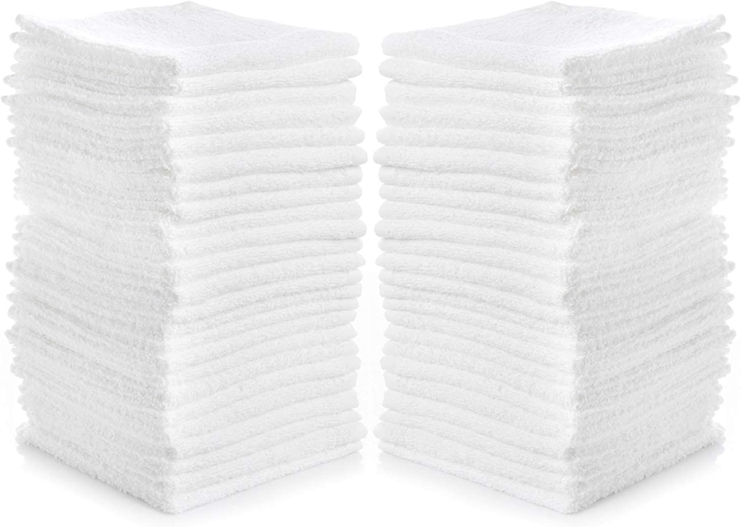 Simpli-Magic 79171 Terry Towel Cleaning Cloths, Pack of 50 , Standard , White, 12"x12"