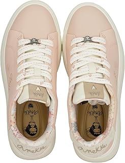 Zapatillas para Mujer - Talla 39 - Diseño en Color Rosa - Cierre con Cordones - con Plataforma - Colección Peace & Love