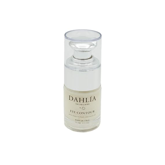 EYE CONTOUR Dahlia Eye Contour with snail filtrate is designed to smooth and moisturize the delicate eye area. Formulated to compensate for the lack of natural secreted sebum in the eye area. (806891053824)