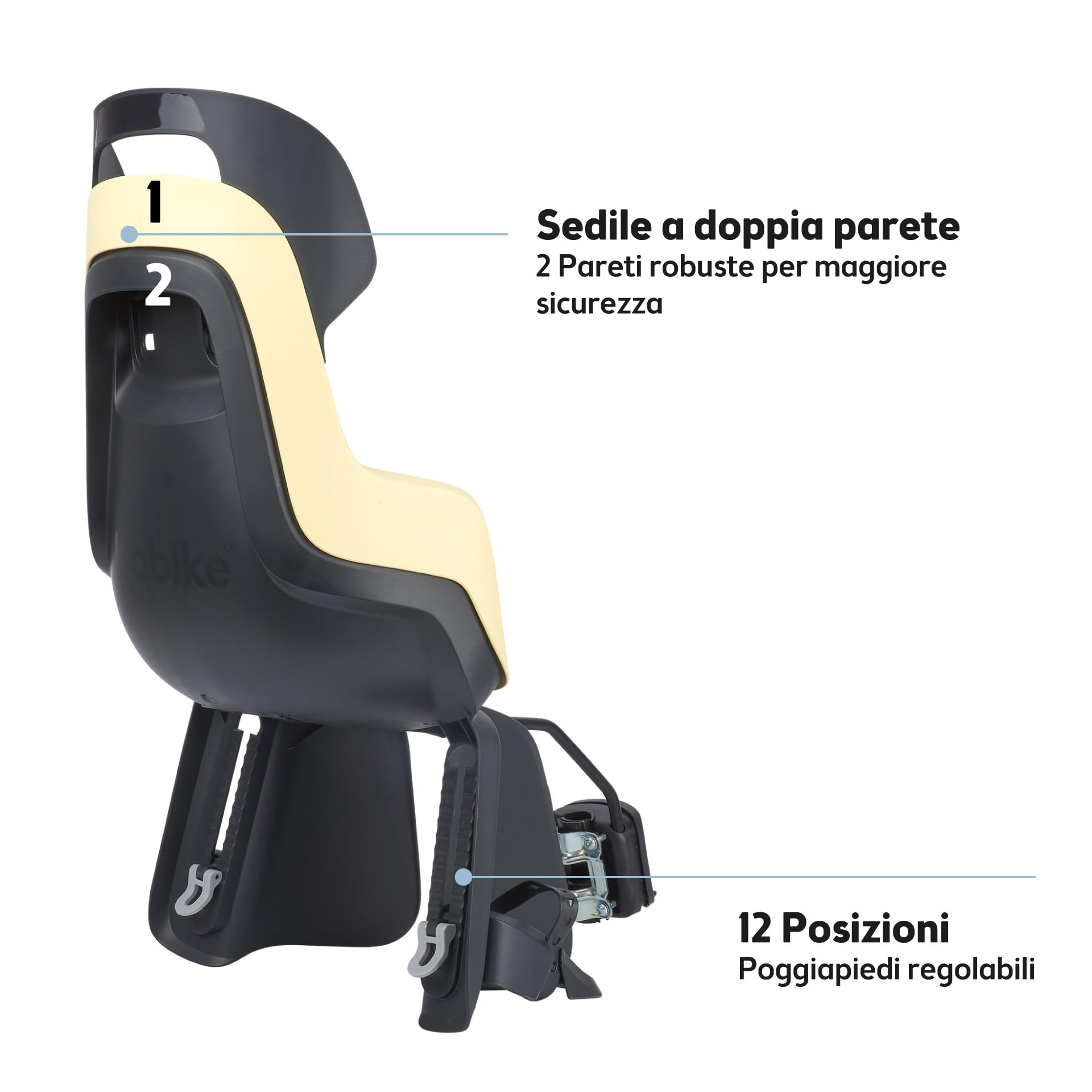 Bobike Baby Seat Go Frames - Seggiolino Unisex-Baby