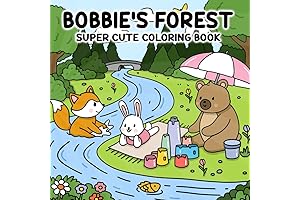 Bobbie's Forest: Super Cute Coloring Book for Creative Expression