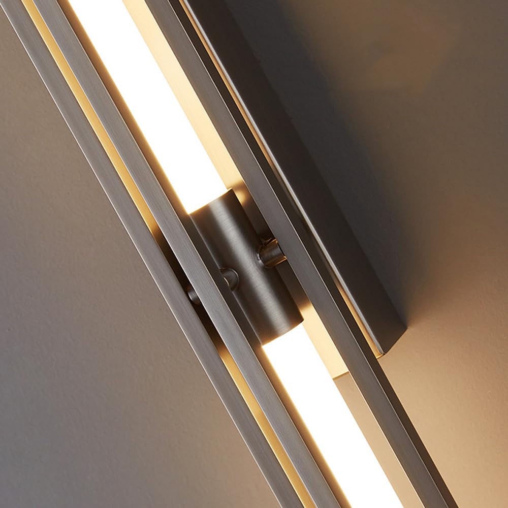 Applique da Parete a LED Moderna e Minimalista, Design lineare di metà secolo da 39,4 Pollici, Luce cablata per Arredamento Domestico, apparecchio di Illuminazione per Interni