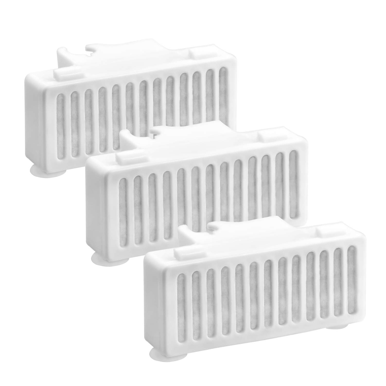 Fountain Blue Replacement Activated Carbon Filters Cats and Dogs Pet Water Fountains, 3-Pack