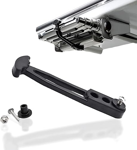 Miniatura 1 de MARINE CITY Correa de embarque para embarque, banda de retención de cuerda elástica de goma con 3 agujeros de montaje ajustables para pontón,